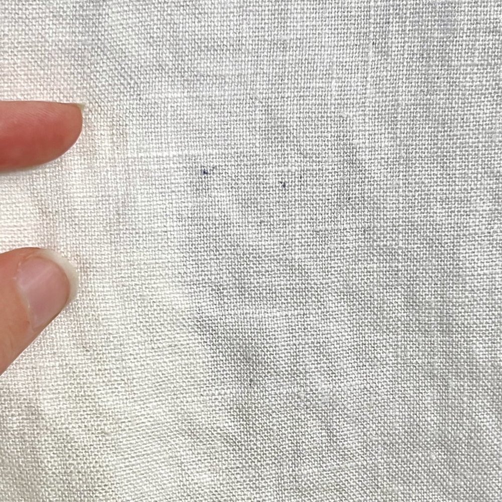 100% linen wide-leg/high-rise/elastic waist pants - Picture 10 of 16